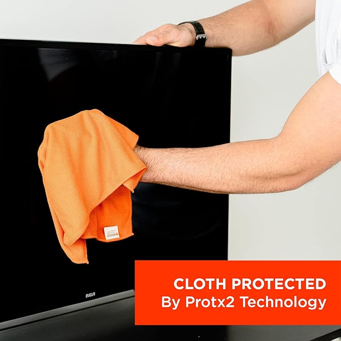 WHOOSH! Screen Cleaner Spray & Microfiber Cloths Bundle | 16.9 fl oz + 3 Microfiber Cloths (14x14)