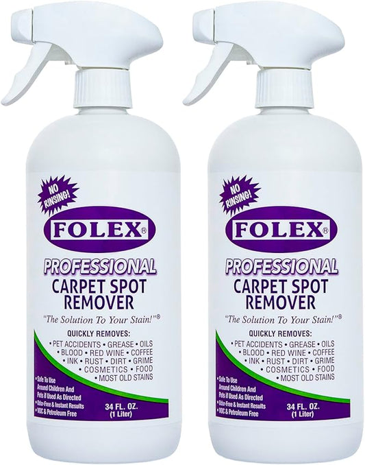 FOLEX Professional Carpet Spot Remover, 34oz