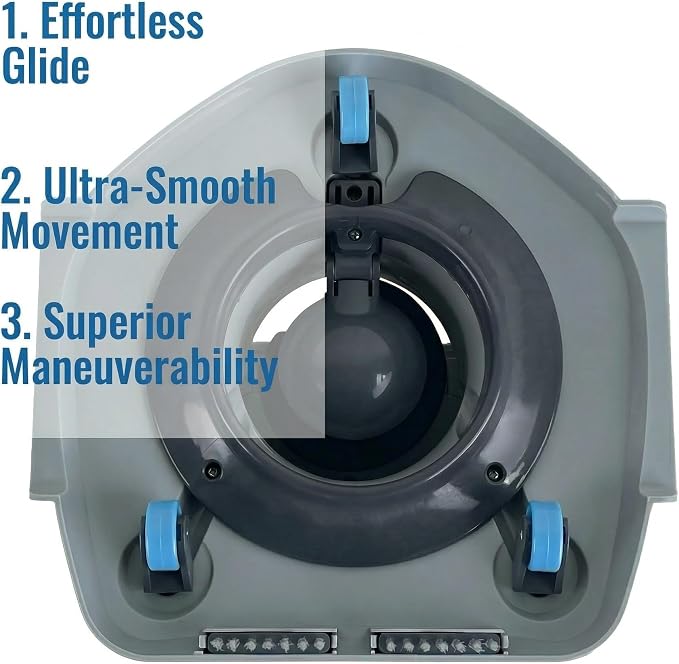 Cordless Pool Vacuum, Handheld Rechargeable Pool Cleaner with Poles,60 Mins Runtime, 11.1V Powerful Suction, 2 Replacement Filter Bags,Ideal for inground Pools,Spa,Hot Tub, Stairs,Above Ground Pools