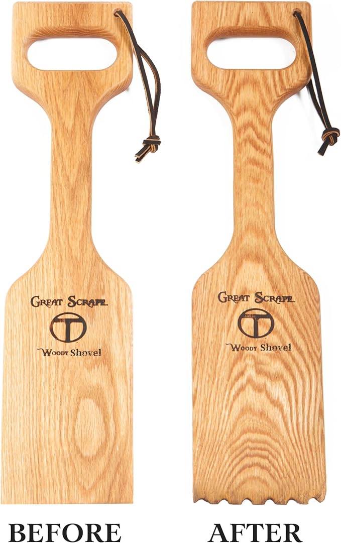 Great Scrape - Shovel - The Ultimate BBQ Cleaning Tool & Wood Grill Scraper