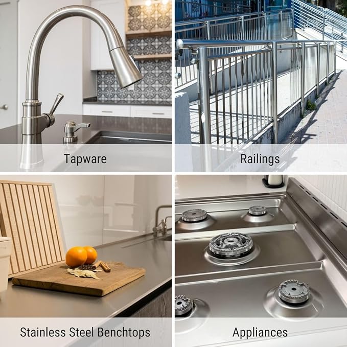 EnduroShield Stainless Steel Treatment Kit - Advanced Protection for Stainless Steel Surfaces - Makes surfaces easy to clean - Apply Once - Lasts Years