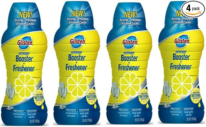 Glisten Dishwasher Detergent Booster and Freshener 4-Pack