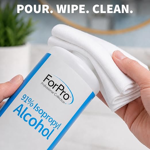 ForPro 91% Isopropyl Alcohol (IPA), 32 Fl Oz (960 ml) – Pure & Unadulterated Concentrated Alcohol