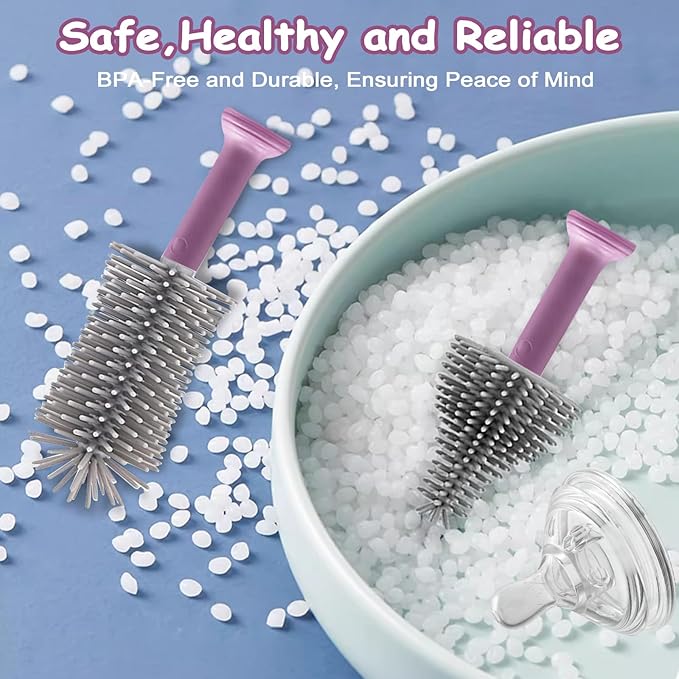 5-in-1 Long Handle Electric Bottle Brush Cleaner and Straw Cleaning Brush with Removable Brush Head, Multi-Function Rechargeable,for Stanley Cups, Baby Bottles, Pacifiers, Coffee Cups, Sports Bottles