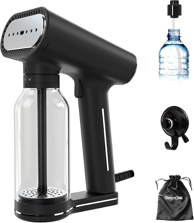 SteamOne Garment Steamer 1500W - 400ml - Handheld - Ready 30s | SteamOne Garment Steamer 1500W - 400ml - Handheld - Ready 30s