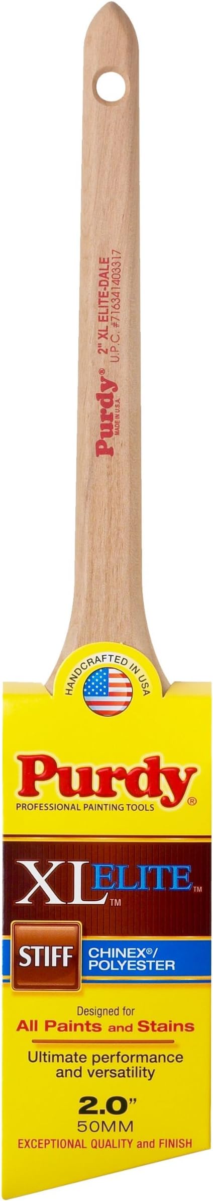 Purdy 144080525 XL Elite Series Dale Angular Trim Paint Brush, 2-1/2 inch