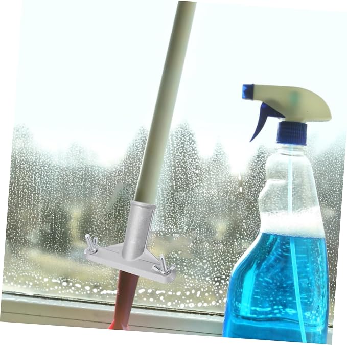 VILLCASE 5pcs Broom Handle Threaded Adapter for Extension Poles Connector for Quick Installation Construction Cleaning Efficiency