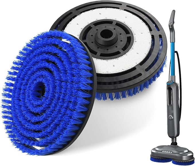 2 Pack New Upgrade Replacement Brush Heads for Bissell 3897A/3712C/3712W SpinWave SmartSteam Scrubbing Steam Mop, Professional Cleaning and Polishing, Deep Cleaning Hard Floors