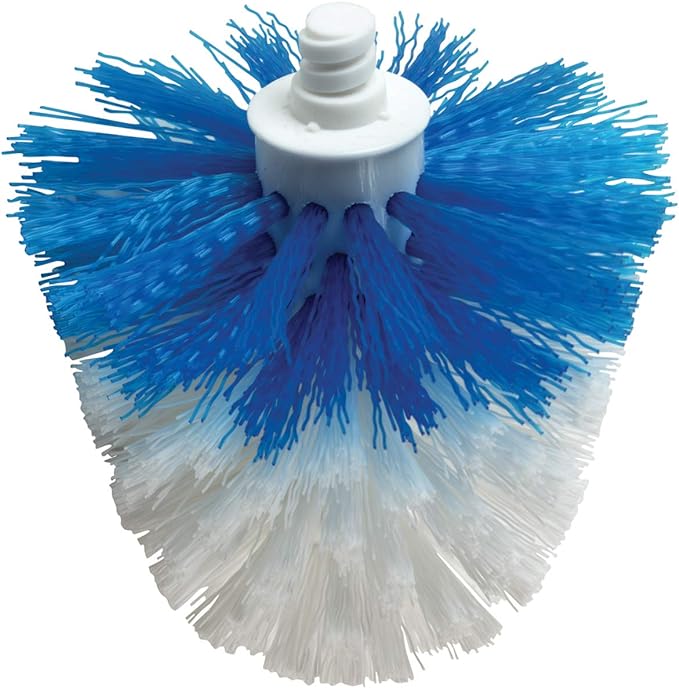 OXO Good Grips Set Toilet Brush & Plunger Combo, White & Good Grips Toilet Brush Replacement Head