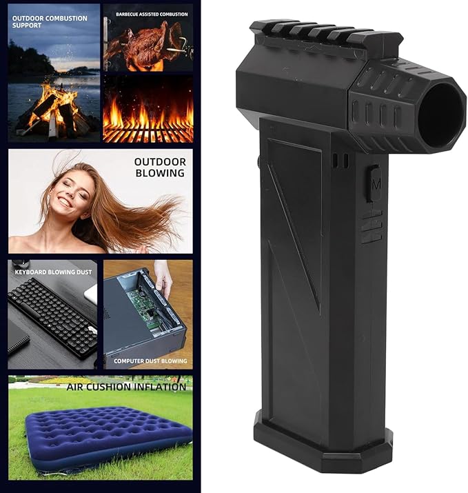 Electric Air Duster, 300000RPM Compressed Air Duster, 18W PD Type C Charging Rechargeable Air Blower for Computer Keyboard,Outdoors,Car,Home