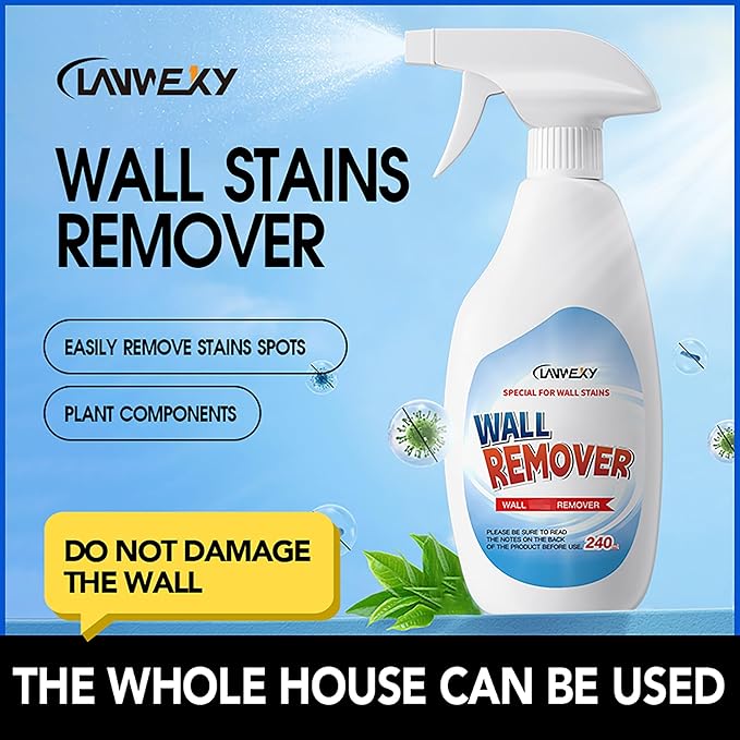 LANWEXY-Highly Effective Removal Spray,Wall Cleaner Spray-Bathroom Foam Cleaner for Shower,Wall,Ceiling,Wood,Kitchens,Tile,Killer with Prevention Inhibitor-1 bottle