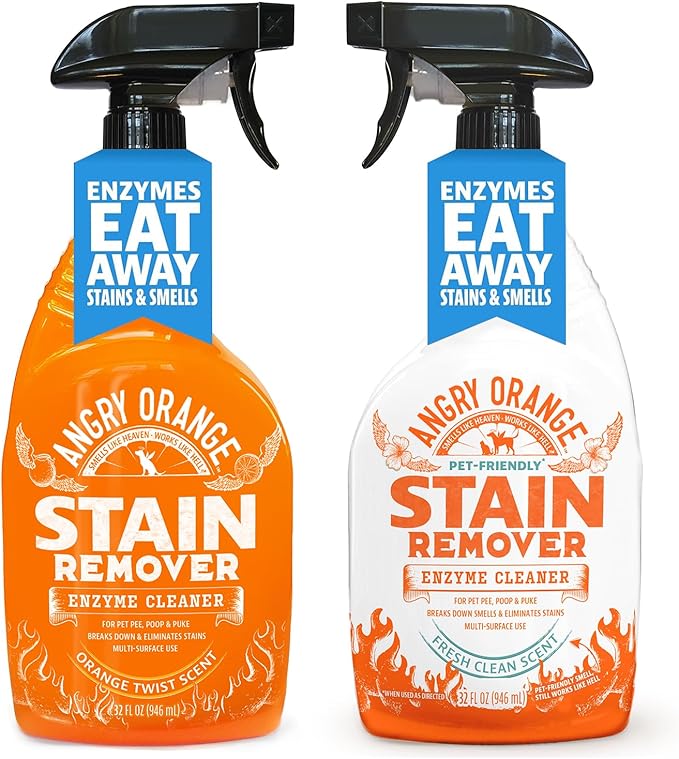ANGRY ORANGE Fresh Scent and Citrus Stain Remover Bundle, 64 Fl Oz (Pack of 1)