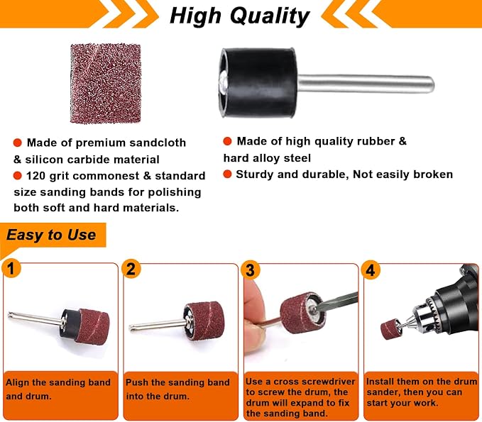 Tungsten Carbide Burr Set 1/8" Shank，Die Grinder Bits with Sanding Drums and Grinding Stone Set, 184Pcs Pratical Sanding Bits Kit for Metal Carving, Wood Working, Polishing, Engraving