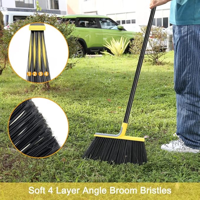 Outdoor Broom & 30Pcs 180° Duster Kit