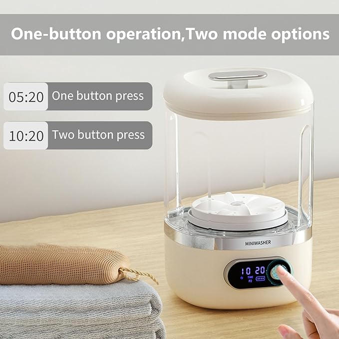Retainer cleaner and portable washing machine