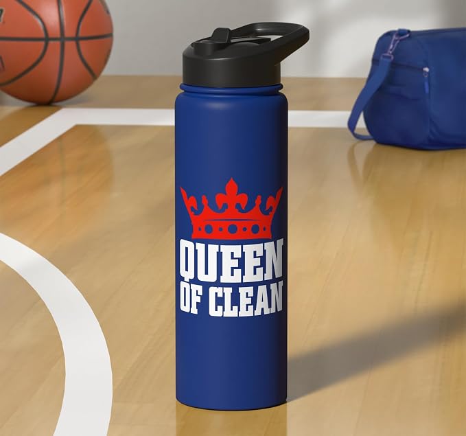 Queen of Clean Cleaning Stainless Steel Insulated Water Bottle