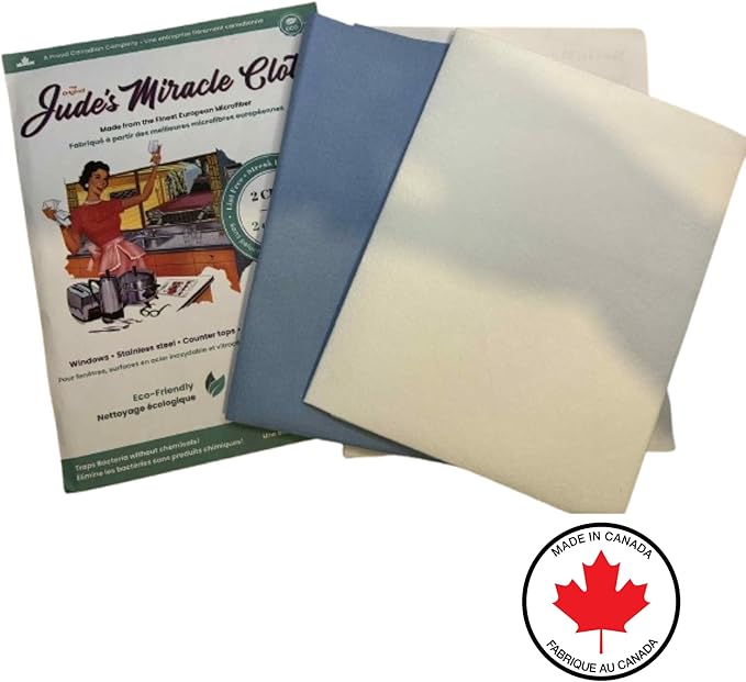 Jude's Miracle Cloth 2pk White/Blue | JMC2PK