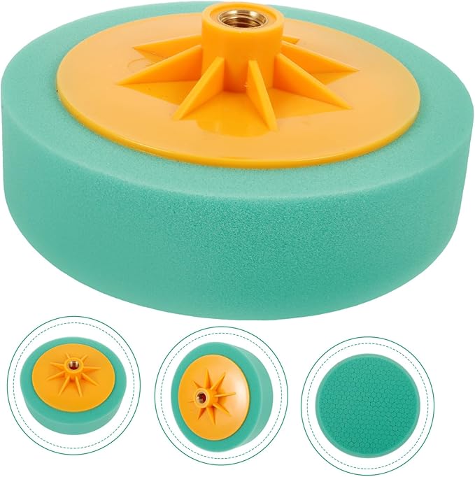 ULTECHNOVO 4pcs Polishing Pad for Drill Car Polisher Buffing Wheel for Car Sponge