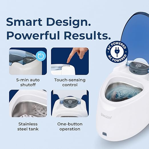 iSonic F3900 Ultrasonic Denture/Aligner/Retainer Cleaner for All Dental appliances (Machine Only)