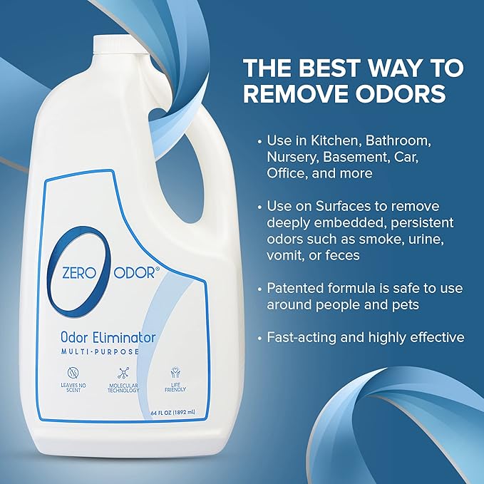 Zero Odor 64 oz. Multi-Purpose Odor Eliminator Air Freshener Spray GL1101404