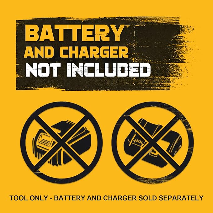 LIVOWALNY Cordless Dust Blower Compatible with Dewalt 20V Battery, Leaf Blower Brushless Handheld Sawdust Blower 447 MPH/39 CFM for Garages, Sawmill Room, Workshop Cleaning (No Battery)