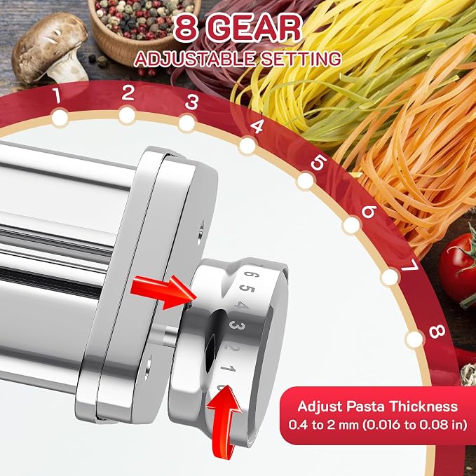 Pasta Attachment & Pouring Shield for KitchenAid Mixer