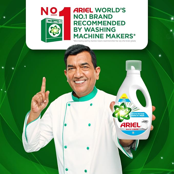 Ariel Matic Liquid Detergent, Top Load, 1 Litre