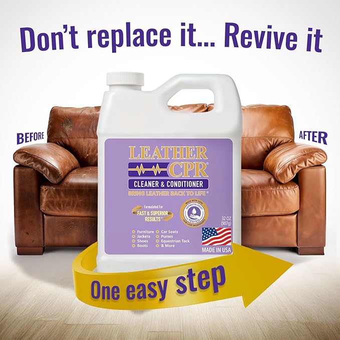 Leather CPR 32oz + Microfiber Applicator + 2 Towels