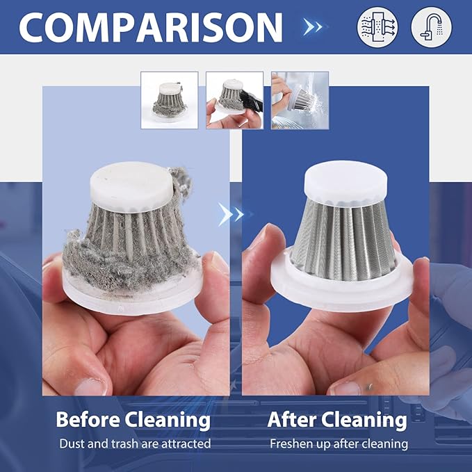 Saker Mini Vacuum Cleaner for Car 3 in 1 Vacuum Cleaner Original Filter