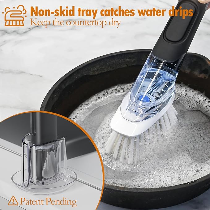Soap Dispensing Dish Brush + Toilet Brush Refills for OXO Toilet Brush Only