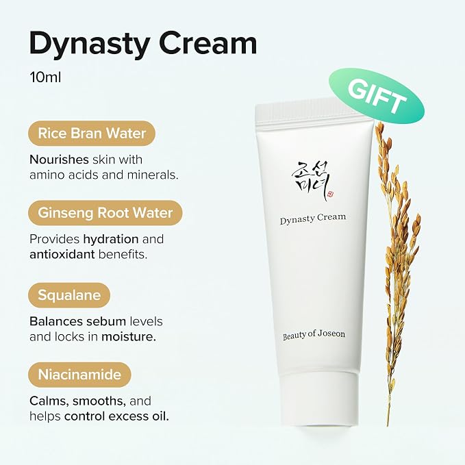 Beauty of Joseon Double Cleansing Duo With Glass Skin Moisturizer Gift | Daily Korean Skincare Face Cleansers for All Skin Types, Gentle Gel Cleanser and Lightweight Cleansing Oil 210 ml, 100 ml