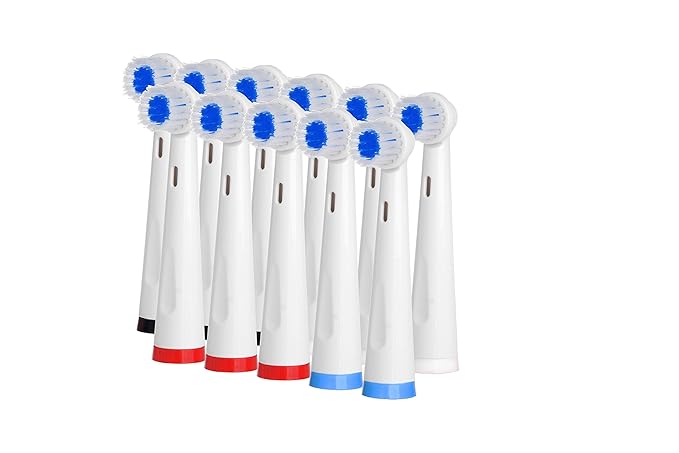Pursonic RET200 Power Rechargeable Electric Toothbrush with UV Sanitizing Function, 12 Brush Heads Included