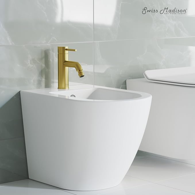 Swiss Madison Well Made Forever SM-DF81BG Ivy Bidet Faucet in Brushed Gold