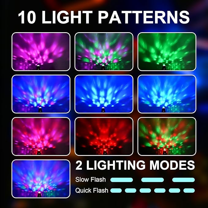 Record Weight Stabilizer with LED Ambient Lighting + 2-in-1 Vinyl Record Cleaning Kit