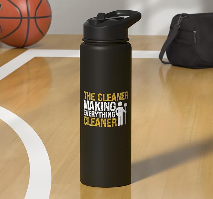 The Cleaner making everything Cleaner Cleaning Stainless Steel Insulated Water Bottle