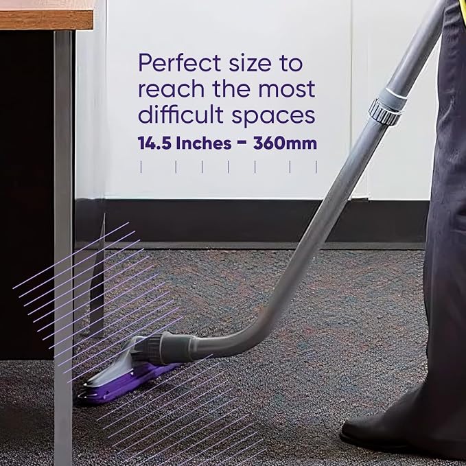 Fit on ProTeam 101446, EZ Glide Floor Tools & Parts, 15 Inches, Vacuum Parts, Compatible with ProTeam Backpack Vacuums 10 QT & 6 QT, 100623, Also Compatible Hoover Commercial C2401