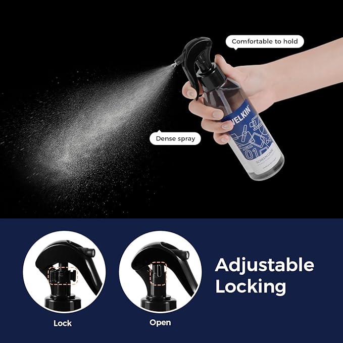 CLICK CLEAN Cleaning Kit, 1 x Cleaning Gel for Car Interior and Keyboard, 1 X Cleaning Mist, 1 X Cleaning Gel, 1 Microfiber Cloth and 1 Glass Wipe Included