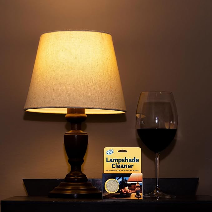 Sparkle Plenty Lampshade Cleaner - Dry Magic Dust Sponge for Lamp Shade - Dry Dusting Sponge Scrub for Fabric & Window Blinds - Effortless Duster Upholstery Cleaner for Furniture & Surfaces (3 Pack)