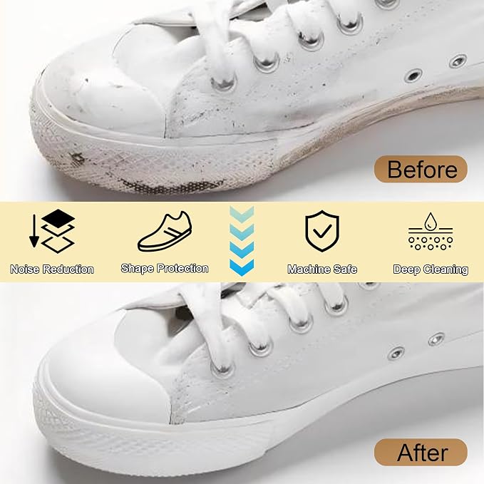 Shoe Washing Machine Bag Laundry Shoe Bags for Washer & Dryer Reusable Shoe Cleaning Bag for Sneaker Tennis Shoes