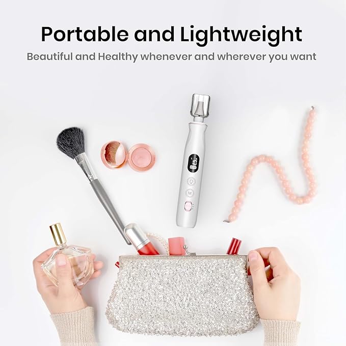 Electric Nail File Drill, Cordless Thick Toe Nail Grinding File for Seniors, Rechargeable Nail Filer, Buffer, Sander, Remove Cuticles, Callus, Gifts for Women & Men