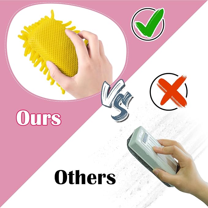 Sherr 24 Pcs Magnetic Whiteboard Eraser Erase Erasers Microfiber Washable White Board Eraser for Chalk Home Office(Bright Colors)