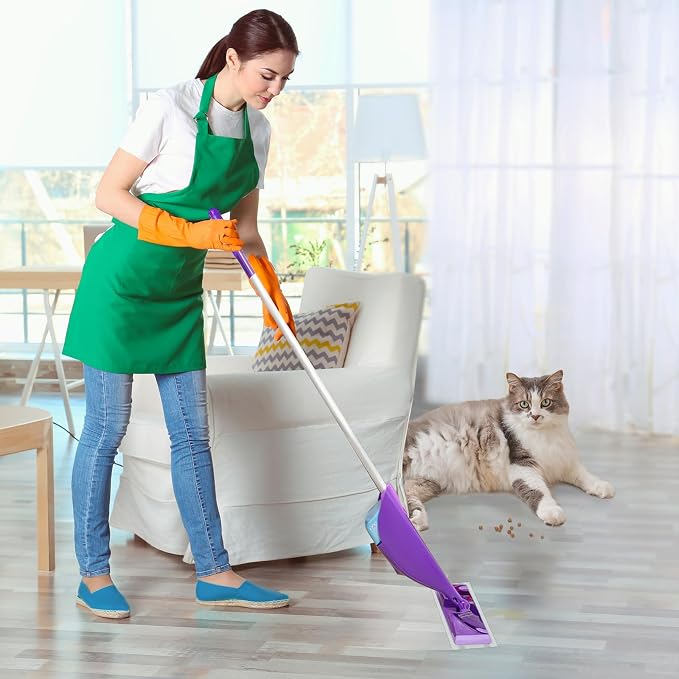 DOCXCDO 80 Pack Disposable Mop Pad Refills for Swiffer Wet Jet Spray Mop，Dry&Wet Mopping Pad Compatible with Swiffer Wet Jet and Any Model of Velcro Mop，Multi Surface WetJet Pad for Floor Cleaning
