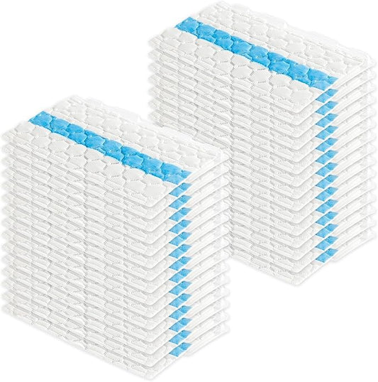 50 Pcs Disposable Mop Replacement Pads, Heavy Duty Cleaner Pad Refill Compatible with VM252 VM251 VM200 VM190 VC205 QM250 Models, Essential Household Vacuum Mops Replacement Accessories