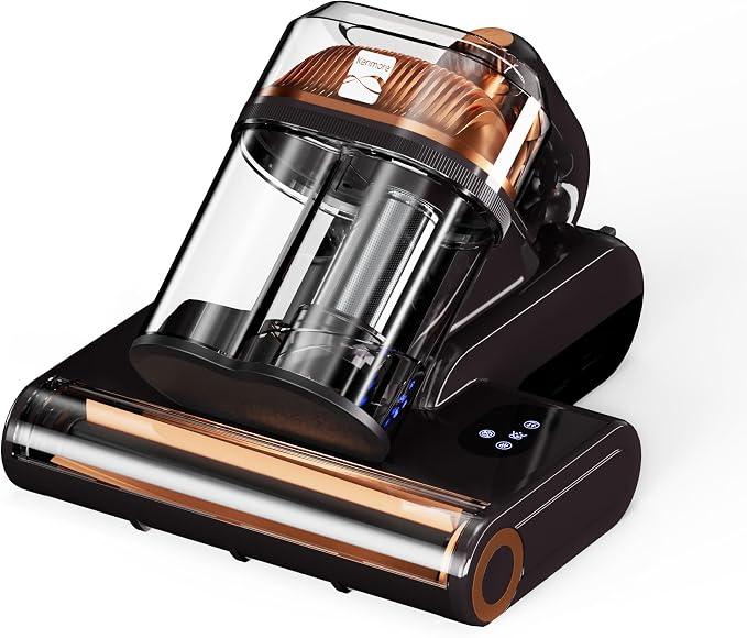 Kenmore Mattress Vacuum with UV-C Light & HEPA Filter | 14KPa Suction, Handheld Bed Vacuum Cleaner Machine with 131°F heat drying for Couch, Pet Hair - MC2010