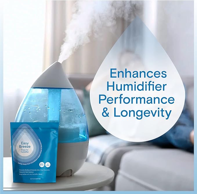 [2 Pack] Humidifier Cleaner Drops for All Makes & Models - Made in USA Humidifier Treatment for Peak Performance - Water Humidifier Drops for Cleaning - Humidifier Solution Humidifier Water Treatment