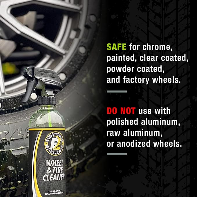 ExoForma Wheel & Tire Cleaner with Wet Tire Dressing Spray