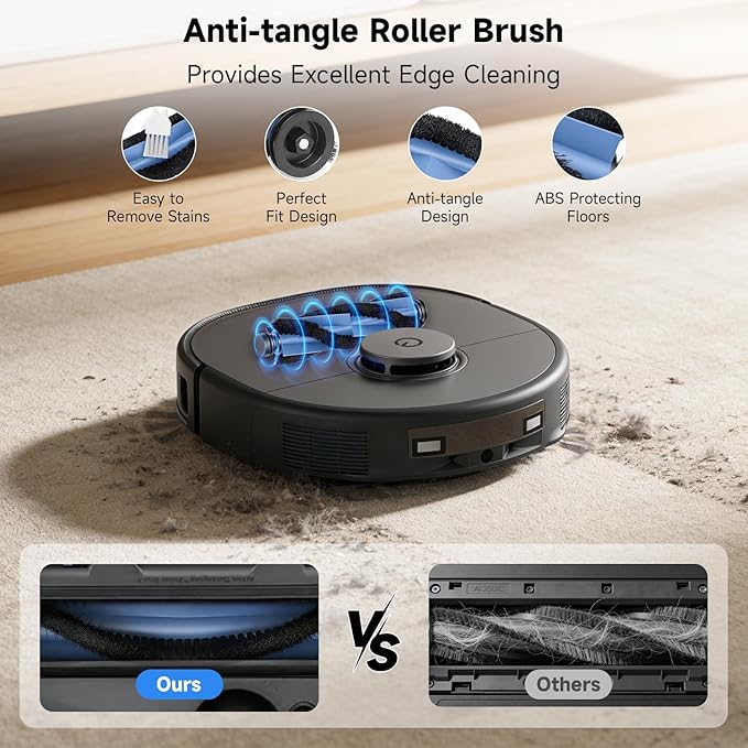 27PACK Accessories Kit for Eu-fy X10 Pro Omni, Replacement Parts, 1 Roller Brush, 6 HEPA Filters, 4 Mop Pads, 10 Side Brushes, 5 Dust Bags for Eu-fy Clean X10 Pro Omni Robot Vacuum