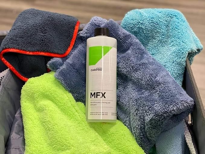 CARPRO MFX - Liter - Microfiber Detergent, Remove Oils, Waxes and Dirt from Your Microfiber Cloths to Restore Drying Towels and Buffing Cloths