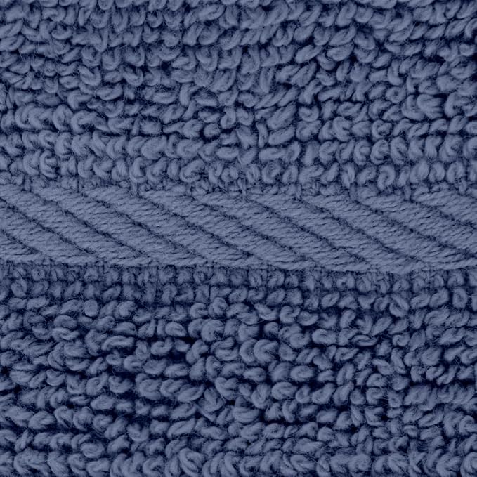 All-Clad Premium Solid Dish Cloth Set: Highly Absorbent, Super Soft 100% Turkish Cotton Terry Looped, 13" x 14" Dish Towels for Cleaning & Drying Dishes, Pans, Glassware, Counters, 6-Pack, Indigo