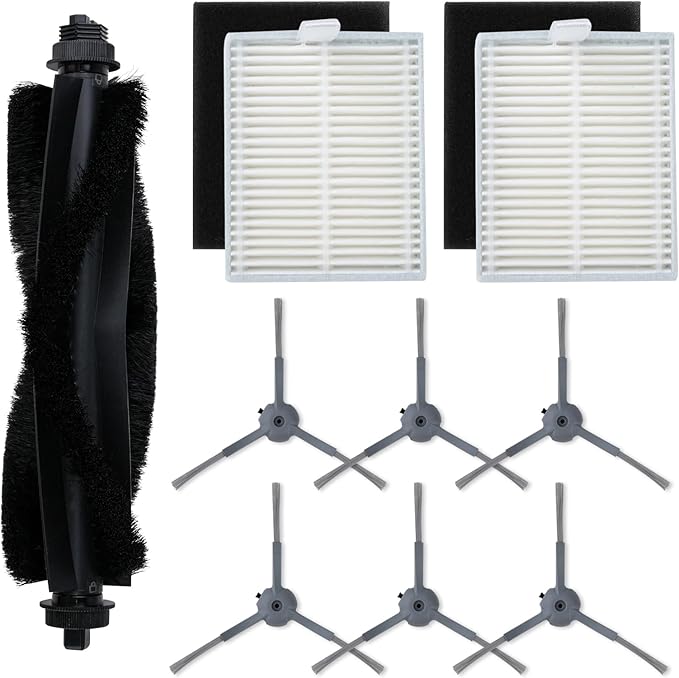 BBT BAMBOOST Filters Replacement Parts Fit for eufy Clean L60, Dust Bags, Side Brush, Roller Brushes, Filter Accessories